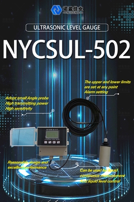 良い価格 接触しない4-20mA超音波レベル計 NYCSUL-502 1mm スプリット超音波オープンチャネル流量計 LCDディスプレイ オンライン