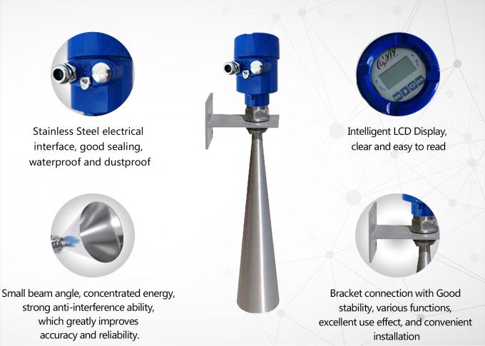 26GHzレーダーレベルメーター レベルセンサー 送信機 測定ツール 液体水モニタリング 測定装置 4