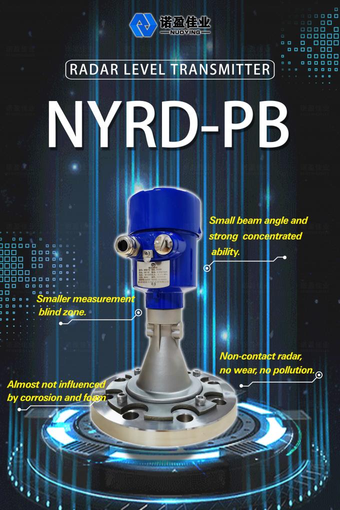 工業用高精度 26Ghz ラダースレベル測定計 4...20mA液体レベルセンサー 2
