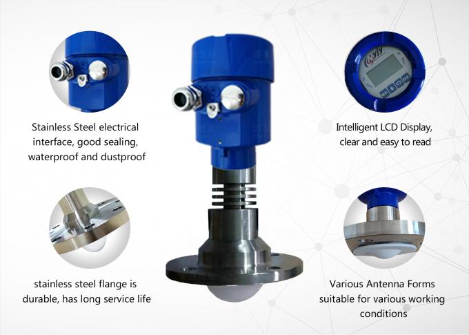 26G防腐レンズ型 FEEJOY RRF レーダーレベルトランスミッター 貯蔵タンクのレベル測定 4